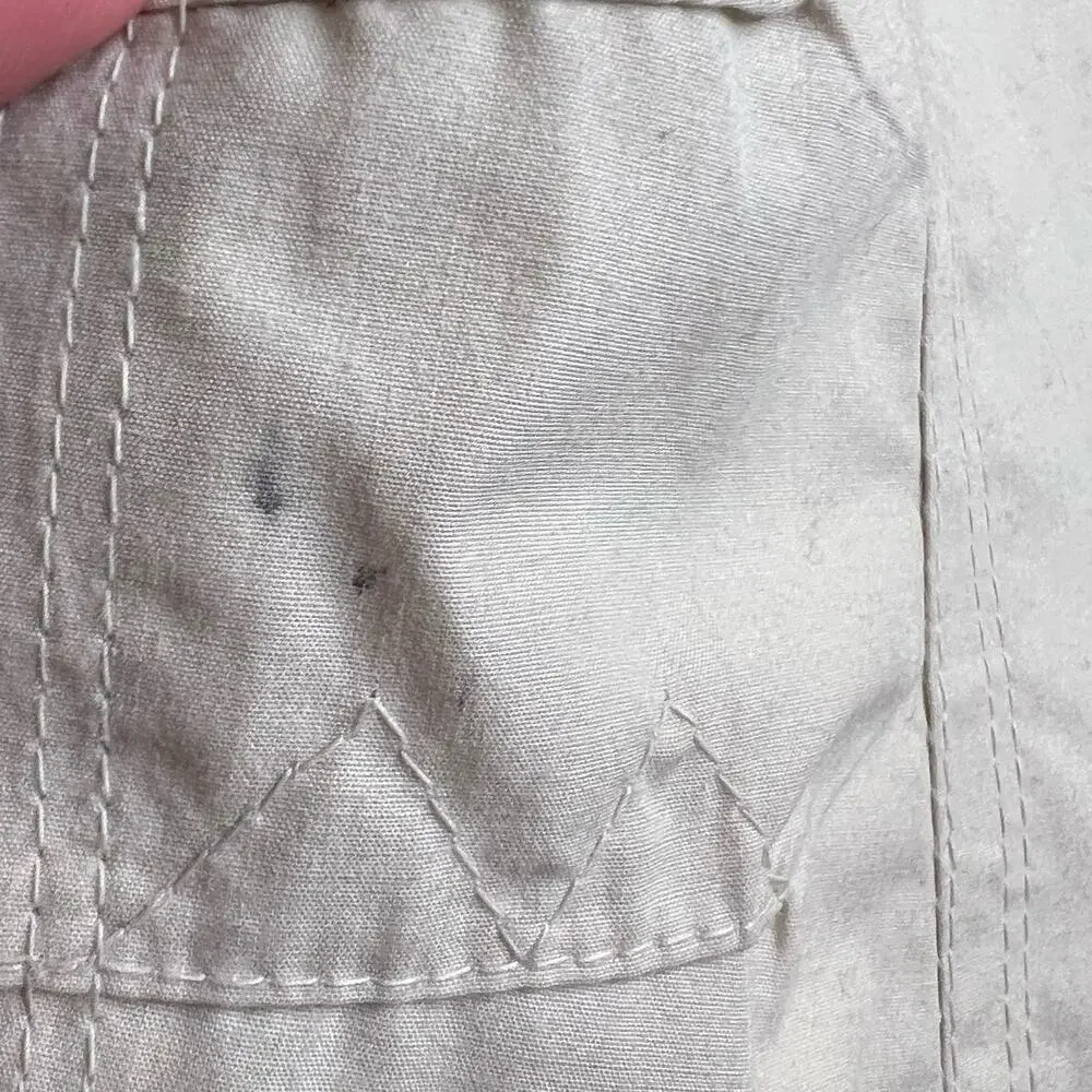 Vintage 90's London Fog Beige Women's M Parka Coat Jacket with hood - Picture 6 of 8